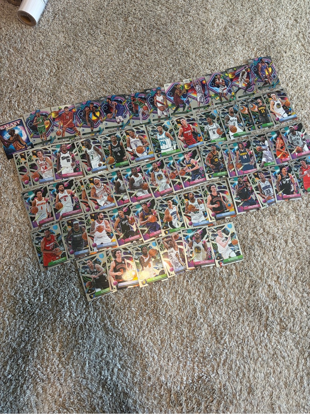 Lot of 58 Topps Chrome Cosmic 2023-2026 basketball cards NBA Stars